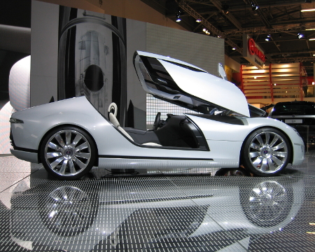 Presentation of a concept car